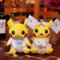 Kawaii Pokemon Crossdressing Pikachu Plush Animal Toy Cartoon Soft Fill Pillow Cute Anime Stuffed