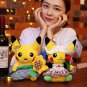 Kawaii Pokemon Crossdressing Pikachu Plush Animal Toy Cartoon Soft Fill Pillow Cute Anime Stuffed