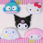 Sanrio Cartoon My Melody Cinnamoroll Cute Mini Portable Comb Mirror Set Kawaii Anime