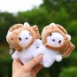 1pc Small Panda Plush Cute Fish Keychain Soft Toy Plushie Kawaii Keychain Plush Toy