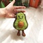 Cartoon Fruit Plushie Pendant Avocado Watermelon Pineapple Pear Soft Keychain Keyring Bag