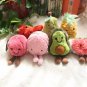 Cartoon Fruit Plushie Pendant Avocado Watermelon Pineapple Pear Soft Keychain Keyring Bag