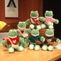 Lovely Wears Clothes Frog Plushie Dolls Fluffy Animal Pillow Kids Baby Christmas