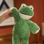 Lovely Wears Clothes Frog Plushie Dolls Fluffy Animal Pillow Kids Baby Christmas