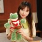 Lovely Wears Clothes Frog Plushie Dolls Fluffy Animal Pillow Kids Baby Christmas