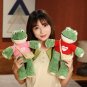 Lovely Wears Clothes Frog Plushie Dolls Fluffy Animal Pillow Kids Baby Christmas