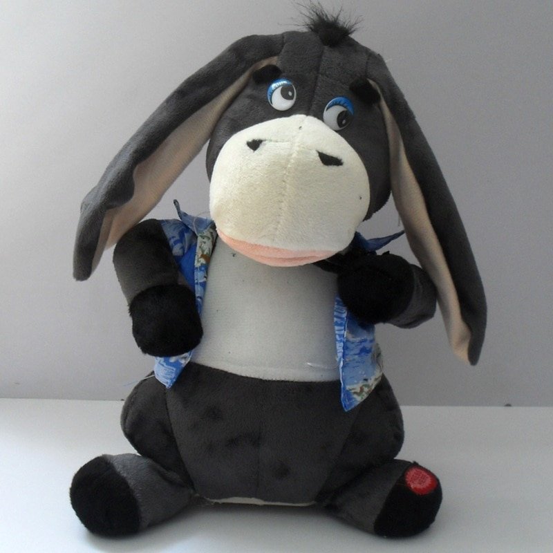 30cm Electric Dancing Donkey Robot Plush Toy Singing Toys Swing Robot Toy