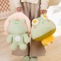Creative Mushroom Frog Plush Toy Cute Lonely Frogs Stuffed Animal Toy Lovely Healing Doll