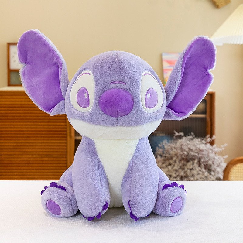 Cartoon blue purple Stitch plush doll anime toy Lilo and Stitch plush ...