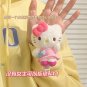 Sanrio Cartoon Anime Kawaii Kitty Soft Plush Key Chain Backpack Decoration Doll Pendant Cute Girl