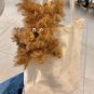 Creative Ugly Plush Dog Keychain Teenagers Kids Mini Stuffed Plush Animal Toy Girls Women Bag