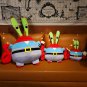 Cartoon SpongeBob Plush Toy Kawaii Squidward Crab Boss Plush Sleeping Pillow