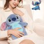 Disney Anime Strawberry Bear Stitch Winter Plush Hot Water Bottle Water Warm Hand Plush Doll