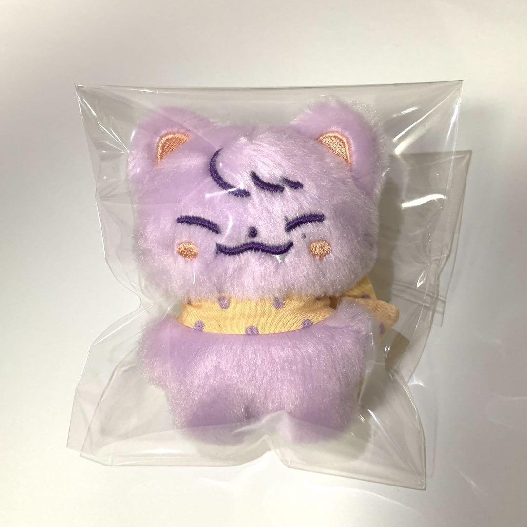 HOT Kpop ATEEZ Cartoon Same Plush Keyrings Lovely Yunho Seonghwa Mini Figures Keychains Key