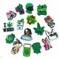 Cartoon weed PVC Shoe Charms Funny leaf Shoe Aceessories Fit women's