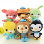 30cm Octonauts Stuffed Plush Animal Toys Barnacles Kwazii Tweak Peso Dashi Cartoon