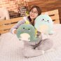 Squishy Cartoon Animals Plush Round Ball Shaped Hand Warmer Warm Holes Stuffed Animal Doll