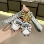 Cartoon Cute Raccoon Animal Silicone Doll Key Chain Creative Trend