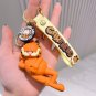 Cartoon Anime Garfield Keychain Lovely Backpack Pendant Creative Collocation Holiday Gifts