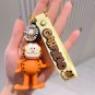 Cartoon Anime Garfield Keychain Lovely Backpack Pendant Creative Collocation Holiday Gifts