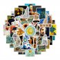 10/30/50PCS Cartoon Cute Art Retro Style Graffiti Waterproof Stickers Personalized