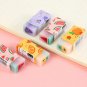 30 Pcs Creative Fruit Erasers Kawaii Cartoon Cute Erasers Children Gift School