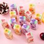 30 Pcs Creative Fruit Erasers Kawaii Cartoon Cute Erasers Children Gift School
