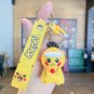 6 Styles Pokemon Keychains Pikachu Cosplay Psyduck Slowpoke Creative Anime Cartoon