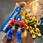 New Creative Cartoon Movie Robet Key Chains Silicone Transformer Car Key Chain Kids