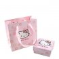 Sanrio Anime Cinnamonroll Sea Blue Heart Diamond Pendant Cute Cartoon Necklace Light Luxur