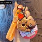 Kakao Brown Cony Sally Choco Koni Rabbit Cake Series Keychain Cute Cartoon Anime