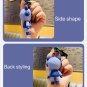 1 Pc Purple Keychain Creative Cartoon Bear Shaped Pendant Car Key Backpack