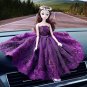 Creative Car dashboard Decor Items Cute Decoration Fashion Women's Wedding Dress Cartoon