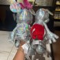 Cartoon Genuine Disney Silvery Mickey Mouse Minnie Mouse Plush Toys