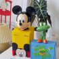Disney Donald Duck Mickey Mouse Action Figures Piggy Bank Kawaii Anime Storage Tank