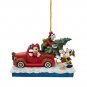2D Acrylic Christmas Tree Ornaments Disney Minnie Mickey Mouse Anime Figure