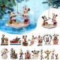 2D Acrylic Christmas Tree Ornaments Disney Minnie Mickey Mouse Anime Figure