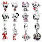 Mickey Minnie Mouse Alloy Pendant Winnie Pooh Disney Stitch Pendants Fit Charms Bracelet Women