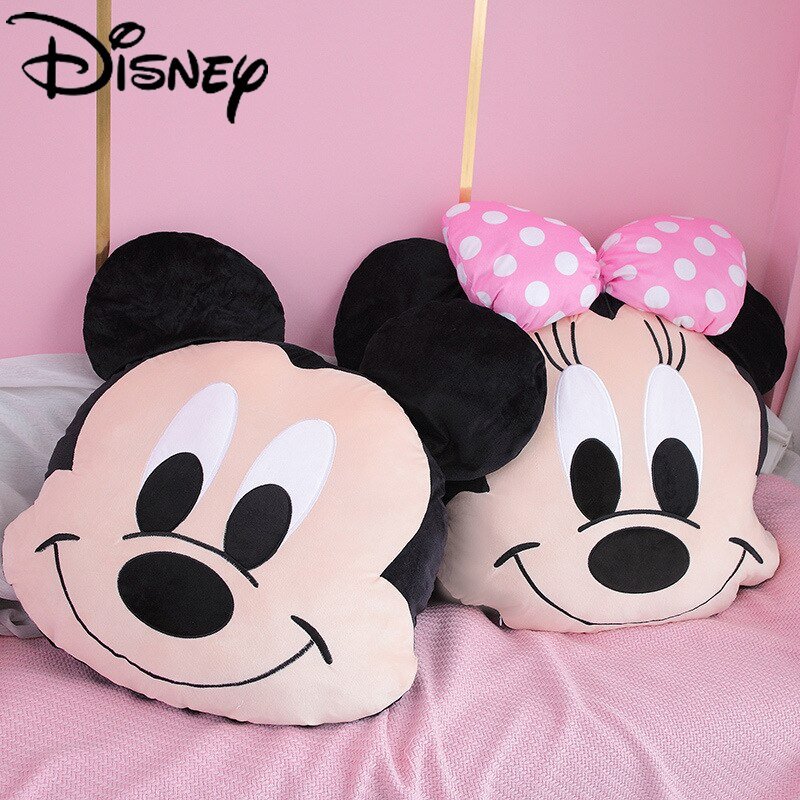 Disney Mickey Mouse&minnie Mouse Plush Toy Big Size Kawayi Soft Stuffed Doll Animal Pillow