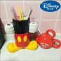 Disney Anime Mickey Mouse Holder Ceramic Home Decoration Flower Vase Movable Doll Toy Kitchen