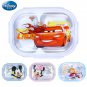 Disney Mickey Minnie Cutlery Three Grid Lunch Box Frozen Princess Cartoon Cute