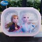 Disney Mickey Minnie Cutlery Three Grid Lunch Box Frozen Princess Cartoon Cute