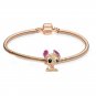 925 Silver Disney Cartoon Mickey Minnie Mouse Bracelet for Women Original Copper
