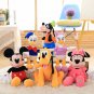 30CM Disney Plush Toy kawaii Mickey Minnie Goofy Pluto Donald Duck Stuffed Toys Doll