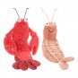 22/30cm Plush Shrimp Toys Cute Sheldon Shrimp Dolls Stuffed Soft Animal Appease Doll Toys