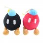 15cm Game Black Red Bomb Plush Toys Soft Stuffed Doll Gifts