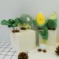 Farm Vegetable Soft Plush Toys Green Onion Cauliflower Corn Plush Pendant Cabbage Doll Kids