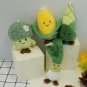Farm Vegetable Soft Plush Toys Green Onion Cauliflower Corn Plush Pendant Cabbage Doll Kids