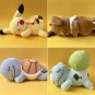 4 Style 20cm Pokemon Plush Pikachu Eevee Venusaur Squirtle Bulbasaur Stuffed Animals Cartoon