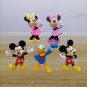 Disney Mickey Mouse Minnie Donald Duck Goofy Doll Gifts Toy Model Anime Figures Collect Ornaments